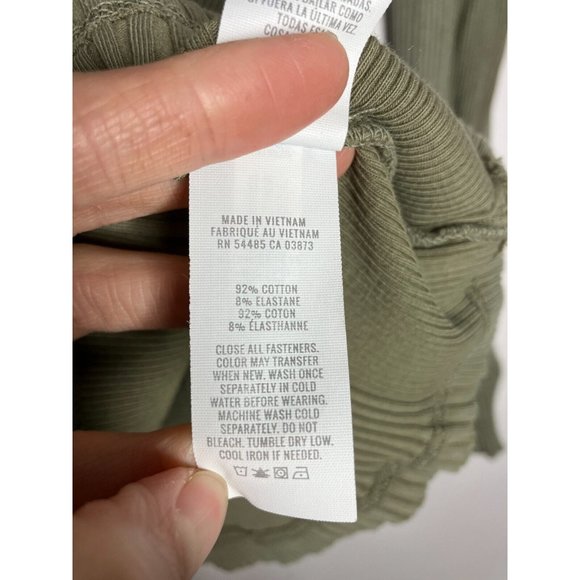 Aerie Women's Large Green Long Sleeve Knit Shirt - Picture 7 of 9